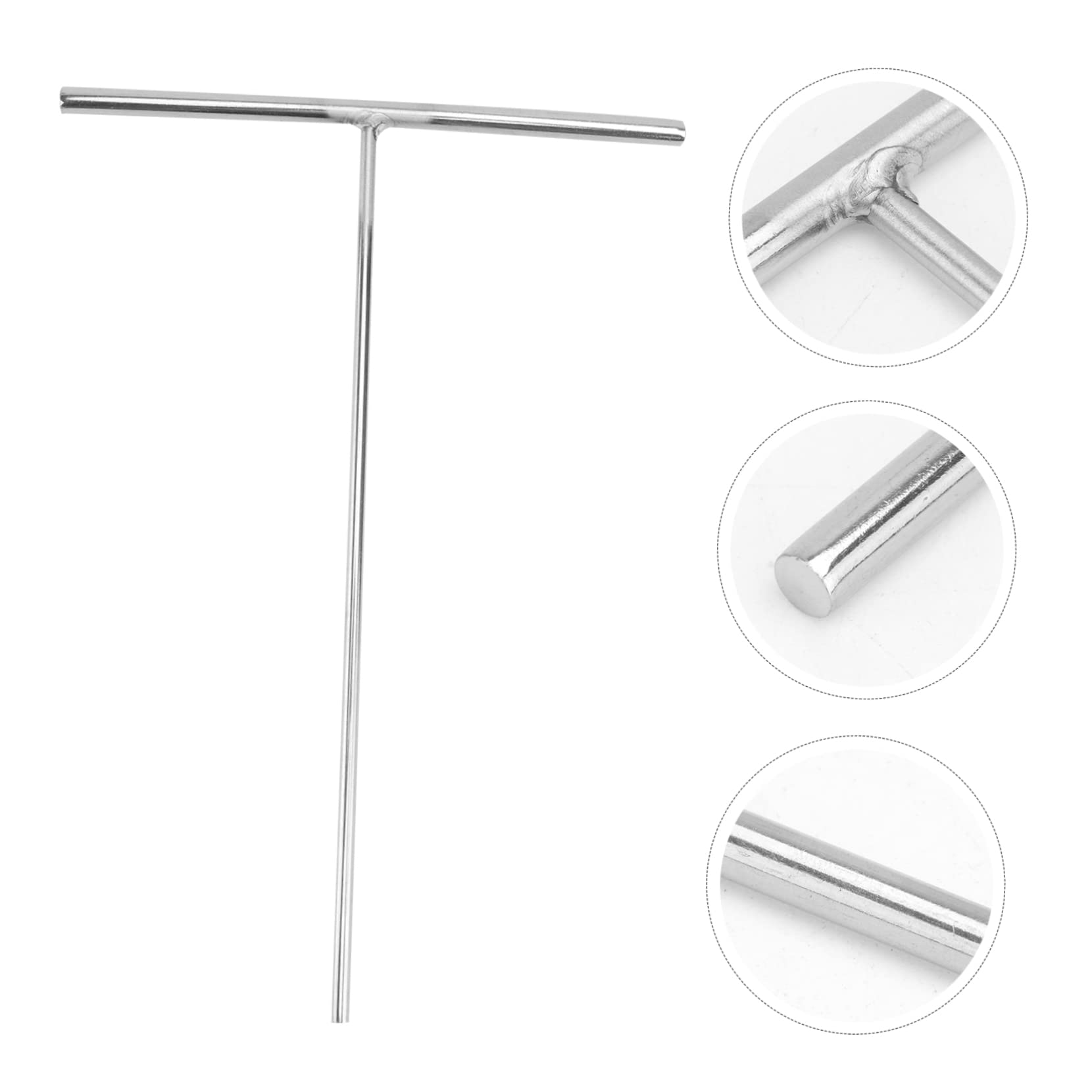 SHOWERORO Stainless Steel Crepe Maker Spatula Pancake Batter Spreader Silver Crepe Spreader Tool