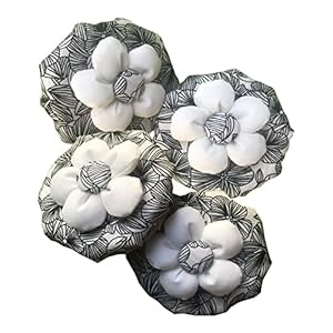 wugui Door Knob Covers Home Decor for Regular Round Door Handle, 5 Flower Petals Washable, Well Stitched Made with…