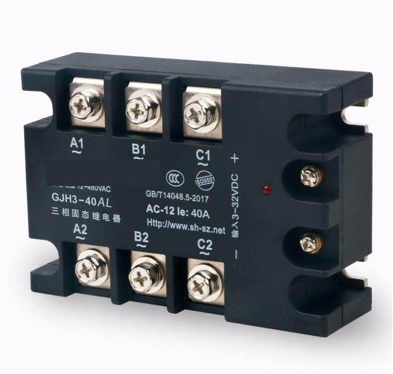 AERBNYEQP Relè GJH3 a Stato Solido trifase GJH3-10AL GJH3-20AL GJH3-25AL GJH3-40AL Controllo CA SSR-3 CC 12-480 V(GJH3-25AL)