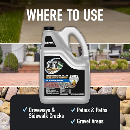 Roundup Dual Action 365 Weed & Grass Killer Plus 12 Month Preventer Refill - image 3