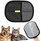Kifmurase 2Pcs Pet Hair Removal Glove, Electrostatic Pet Hair Removal Gloves Brush, Reusable Cat Hairs Remover Glove, Cat Dog Hairs Remover Suitable for Sofas, Clothing, Carpets, Curtains
