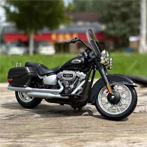 Modelo de motocicleta Harley Heritage Classic 1:18 miniatura 3