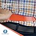 Dynarex Wipeable Gait Belts, Ensures Safe Patient Transfer & Physical Therapy, Plastic Buckle, Orange, Individually Packaged in Bags, 1 Case of 10 Dynarex Wipeable Gait Belts
