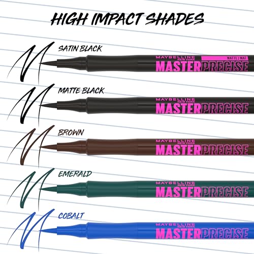 Maybelline K3508200 Eyestudio Master Precise All Day Waterproof Liquid Eyeliner Makeup thumb #5