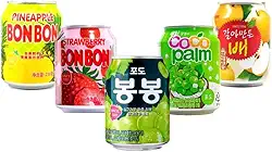 Kit De Suco Coreano BONBON Haitai Latas Importados Kpop - 5 Sabores