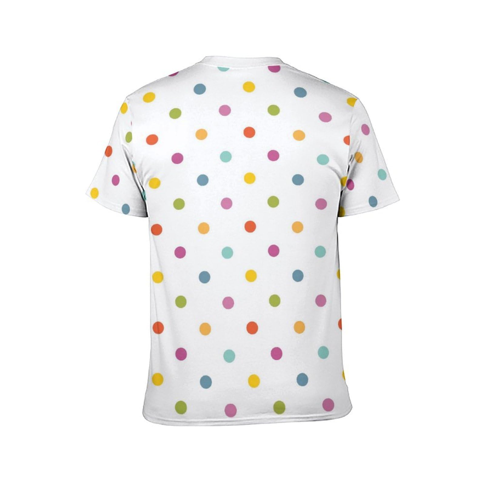 Amazon.co.jp: メンズ Tシャツ カラフル 水玉 ドット 半袖 大きい