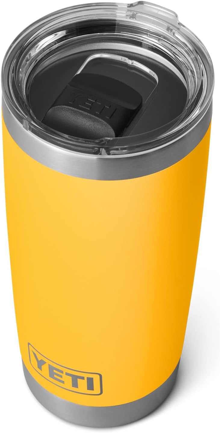 YETI Rambler 20 oz Tumbler イエロー YETI Rambler Stainless Steel Vacuum Insulated Tumbler with