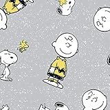 Peanuts Snoopy and Charlie Brown Fabric by The Yard by Springs Creative 100% Cotton