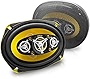 Car Eight Way Speaker System - Pro 6 x 9 Inch 500W 4 Ohm Mid Tweeter Component Audio Sound Speakers For Car Stereo w/ 120 Oz Magnet Structure, 3.55” Mount Depth Fits Standard OEM - Pyle PLG69.8 (Pair)