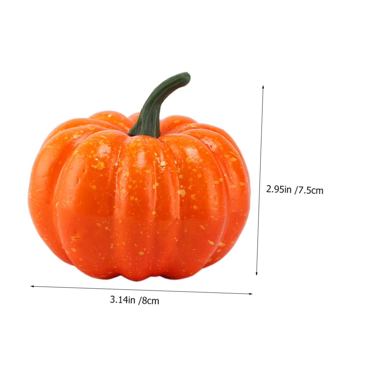 Abaodam 18pezzi Modelli Di Zucche Artificiali Realistiche Decorazioni Per Halloween e Ringraziamento Adornamenti Per Casa e Feste Ottime Per Stile e Eventi Autunnali