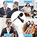 Tikysky Lavalier Microphone for iPhone Android Cell Phone Camera,Lapel Mic Noise Cancellation System Clip On for Youtube Video Podcast