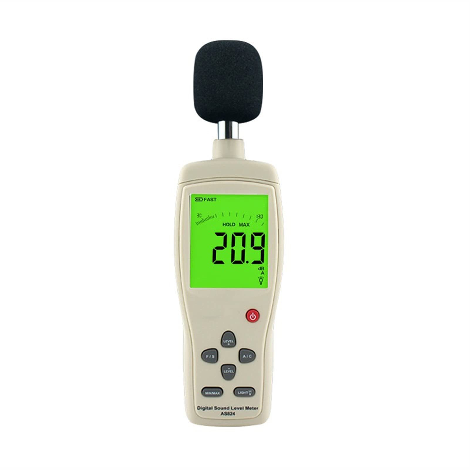 Medidor de Nivel de Sonido Digital Medidor de Ruido Decibel Detector Sonido Tester Nivel