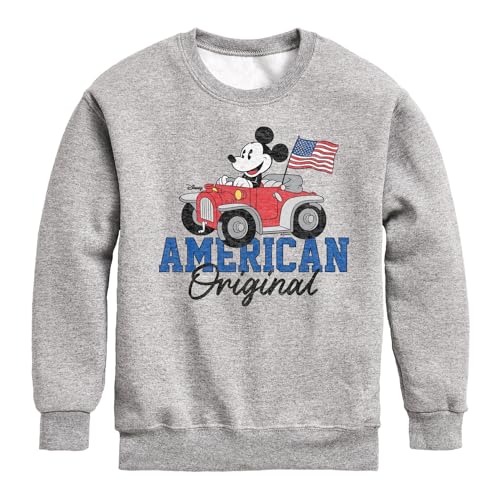 Disney - American Original - Toddler & Youth Crewneck Fleece Sweatshirt