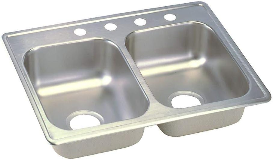 10 Best RV Kitchen Sinks for Van Life Review & Buying Guide 2025 12 Elkay D22519 Dayton 25 Drop In Double Basin Stainless Steel Kitchen Sink