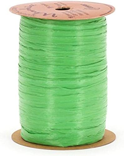 Miniatura 2 de Berwick Craft - Cinta de rafia mate de 14 pulgadas de ancho, azul aguamarina, 100 yardas