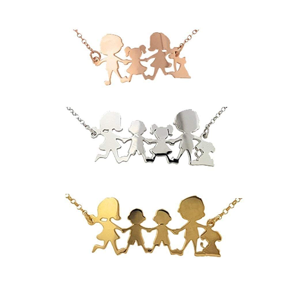 Collana personalizzata con la tua FAMIGLIA in argento 925.