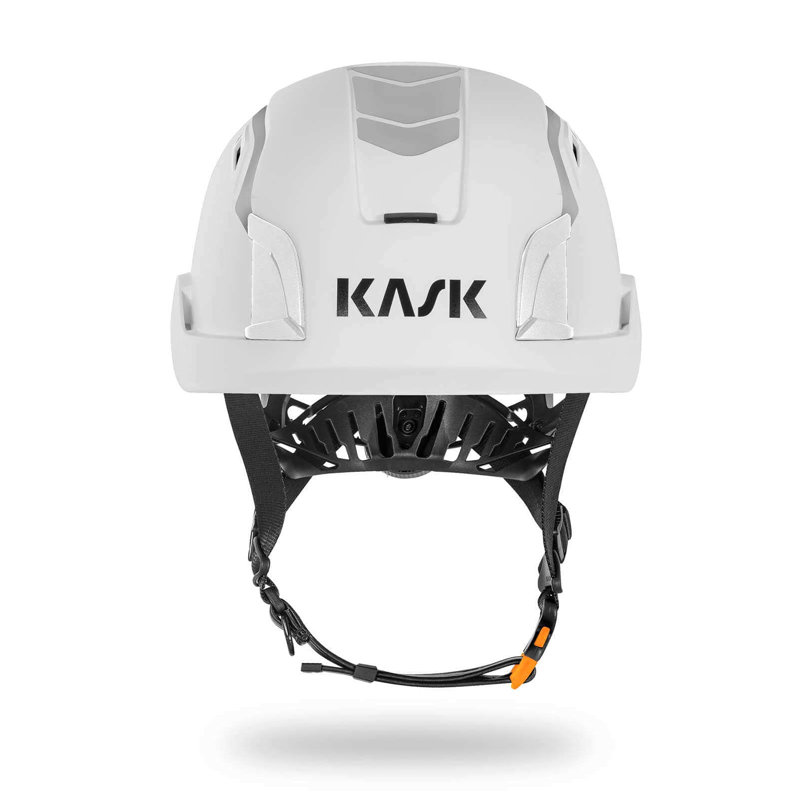 KASK Schutzhelm ZENITH X Air Hi-Viz, belüfteter fluoreszierender Bauhelm, Kletterhelm, Arbeitshelm, Drehrad, EN397, EN50365, EN12492, Farbe:weiß