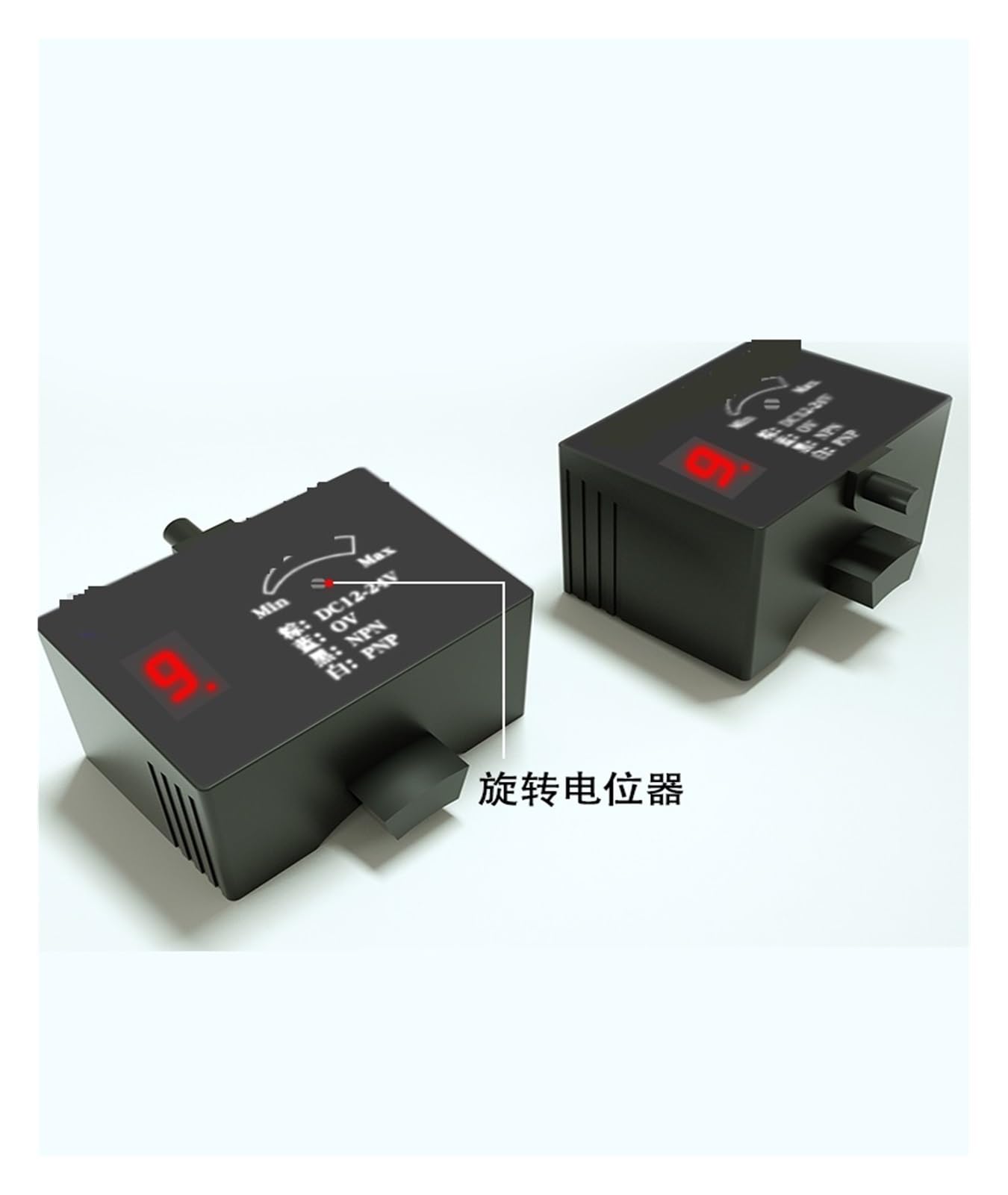 Sensor de Nivel de tubería Capacitivo sin Contacto Que detecta el Nivel de Agua, Interruptor de proximidad for Nivel de Aceite, detección bajo(FGU-G613N NPN)