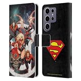 Head Case Designs Officially Licensed Superman DC Comics New 52#30 Supergirl Comic Art Leather Wallet Case Compatible with Samsung Galaxy S25 Ultra