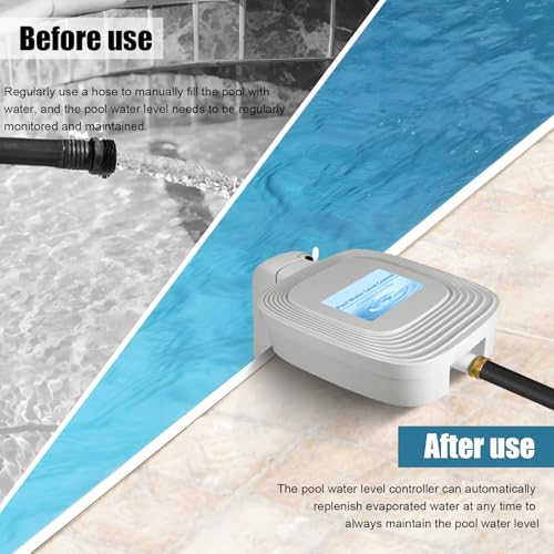 Bghdas Upgrade Pool Water Leveler Auto Fill, Automatic Pool Filler, Pool Water Level Control with Water Level Regulation Automatic Pool Water Leveler Fit for Pool, Spa, Pond - Thumbnail 6