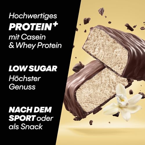 Powerbar - Protein Plus - Low Sugar - Vanilla - 30x35g - Riegel mit nur 107 Kcal - Fitnessriegel mit Ballaststoffen – Ansicht 5