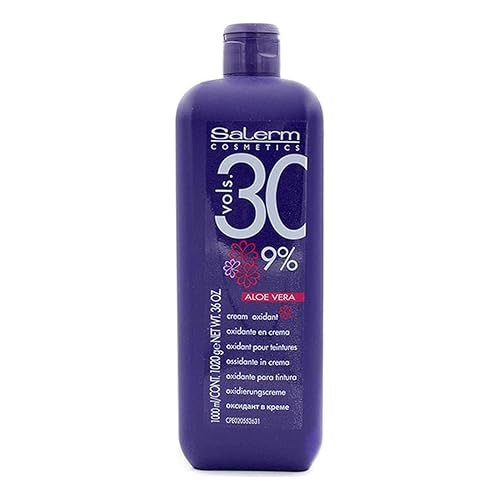 Salerm Crema Oxidante Volumen 30 (9%) con Aloe Vera para Unisex, 36.0 onzas