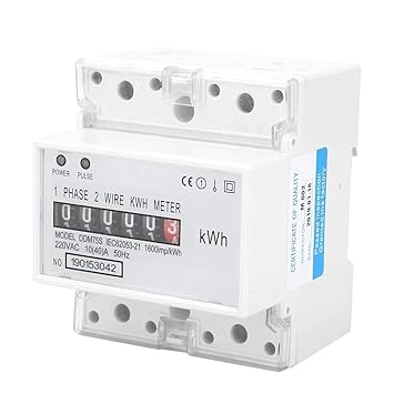 KTM Healthcare Reliability Small Size 50/60Hz DIN-Rail Electric Meter, KWh Meter, Easy Installation for Industrial Energy