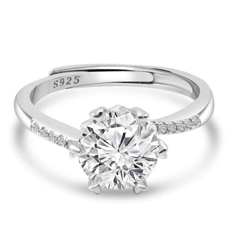 See full amazon price history chart for Zarkan 925 Silver Minimal Solitaire American Diamond Ring Zarkan 925 Silver Minimal Solitaire American Diamond Ring (B0CDQ9ML89) Amazon Price History, Amazon Price Tracker