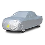 Seal Skin Covers 6 Layers Truck Cover Waterproof All Weather Snowproof, Windproof, UV, Hail Protection Outdoor Heavy Duty full Automobile Cover with Reflective, Universal Fit for Truck (upto 228 inch)