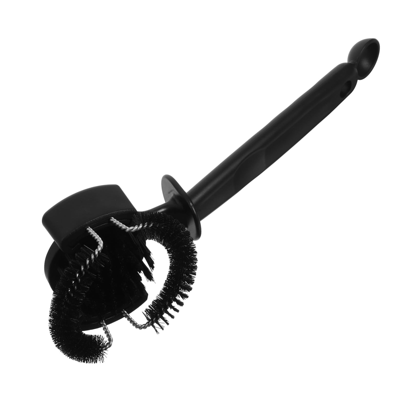 Cepillo de Limpieza para Cafeteras con Mango Largo, Negro, Plástico