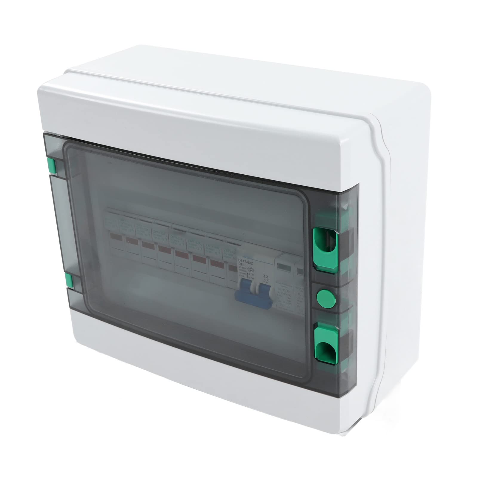 4 String PV Combiner Box, DC1000V Solar Combiner Box IP67 Waterproof Flame Retardant with Surge Arrester for Energy Storage System