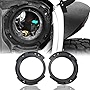 Hooke Road 7 in Headlight Mount Retaining Bracket Ring Replacement for Jeep Wrangler JK & Unlimited 2007-2018