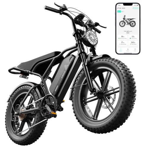 TST Electric Bike for Adults 1500W Peak 20' Fat Tire All- Terrain E-Bike 60 Miles 28 MPH Electric...