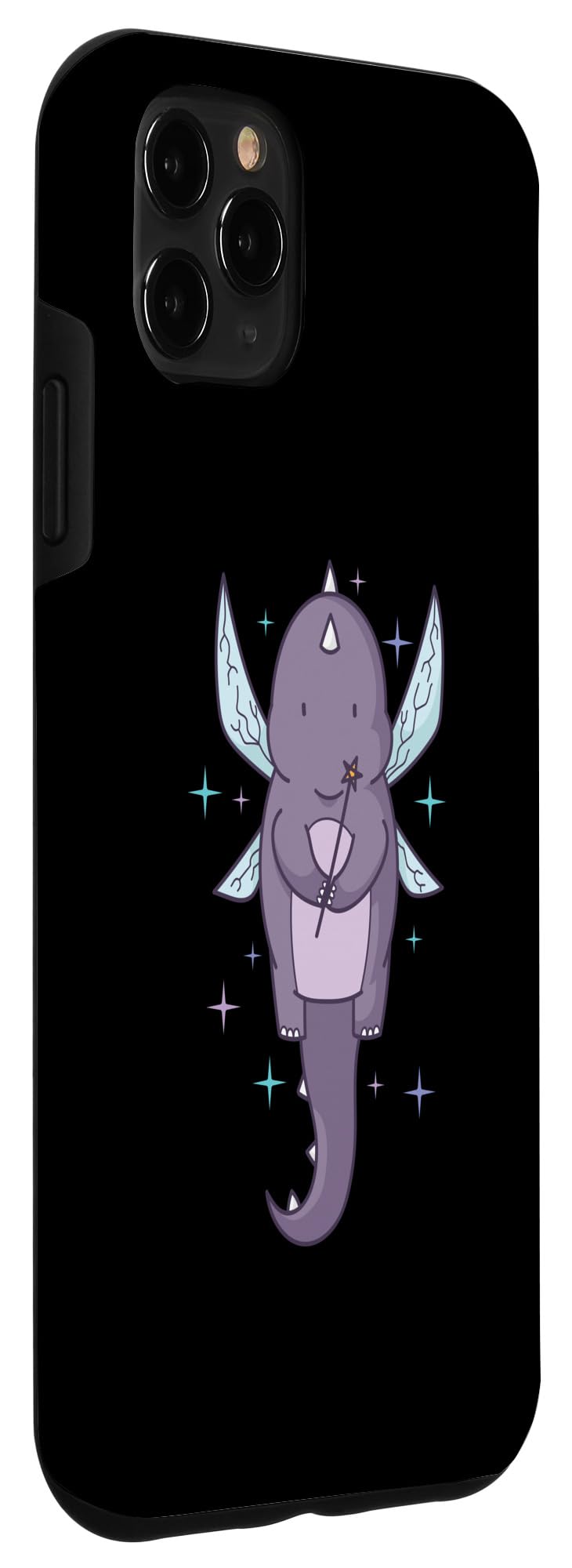 iPhone 11 Pro Max Fairy Dinosaur with magic Wand Case - Image 3