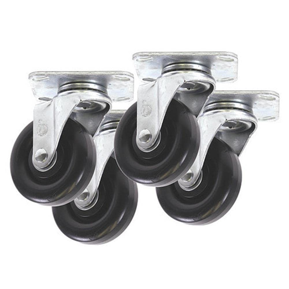 Caster Kit by Portacool – Polyolefin, Black, Model PARPACCST400