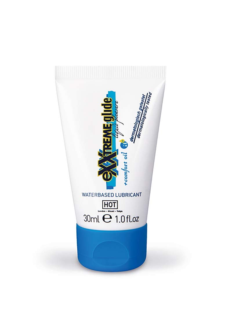 Hot 30 ml Exxtreme Glide Water Based Lubricant Tube with A+ Comfort Oil