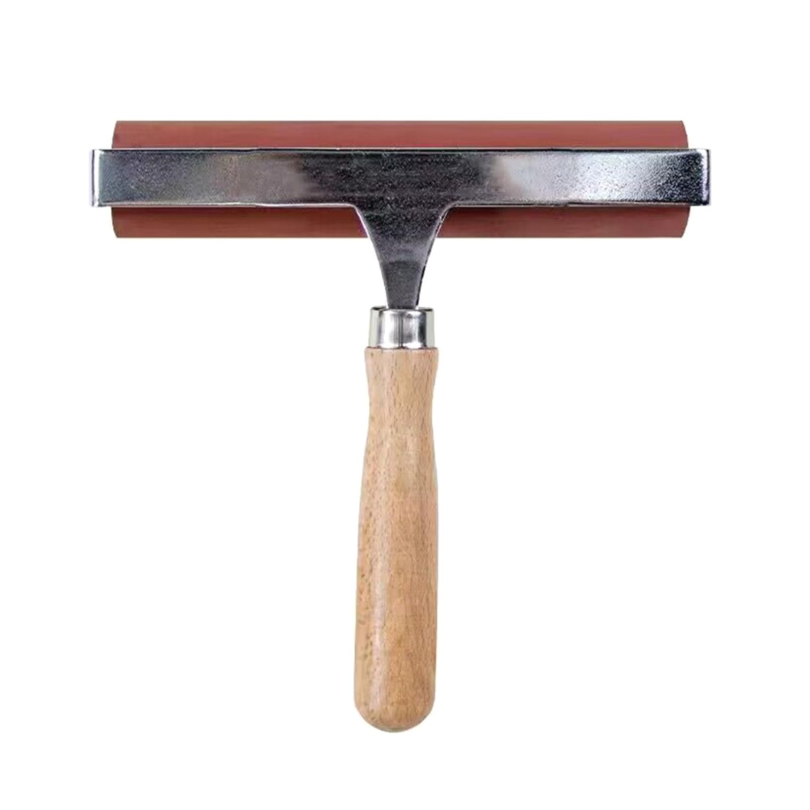 Tsophreniq 1 / 3Pcs Rubber Roller Wood Handle Brayer Tool for Printmaking, Glues Roller for Block Printing Stamping Craft Brayers