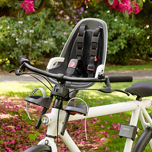 Hamax Observer Front Child Bike Seat, Includes Standard Mount (Grey/White, Standard Mount) #TOP1