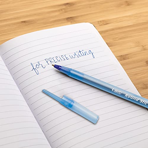 BIC - Penna a sfera rotonda, punta fine (0,8 mm)