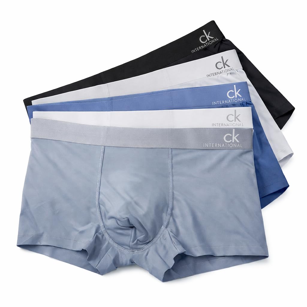 ck international Men's Innerwear Modal Plane Ultra-Soft Microfiber Stretch Underwear | Breathable, Seamless Fit Trunk Boxer Brief,Stay IceCool -Must Check Size Chart Image Pack of -3 Astd-picture-45