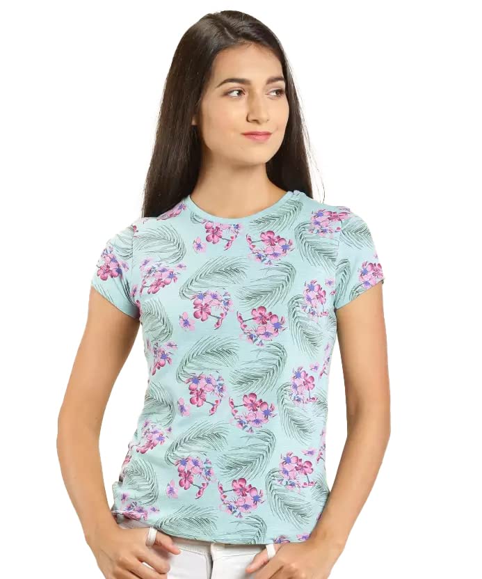 Image of Lyra Women's Cotton Regular Fit T-Shirt