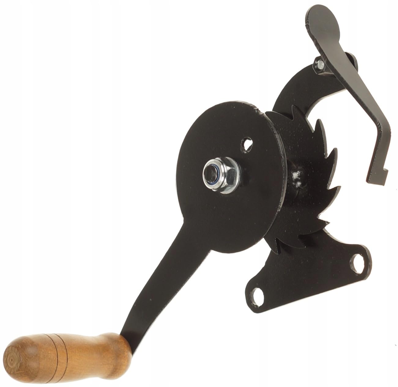 Treuil manuel à manivelle - pour barbecue - treuil manuel pour grille pivotante - petit treuil manuels - manivelle - treuils manuels - rouleau pour grille