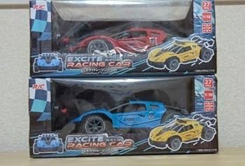 KYUSHI トラックモデル ラジコン 青と赤 Amazon.co.jp: ラジコン エキサイトレーシングカー 赤 青 2個