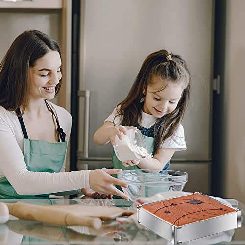 ANYUANKW Stampo Rettangolare Torta,Anello