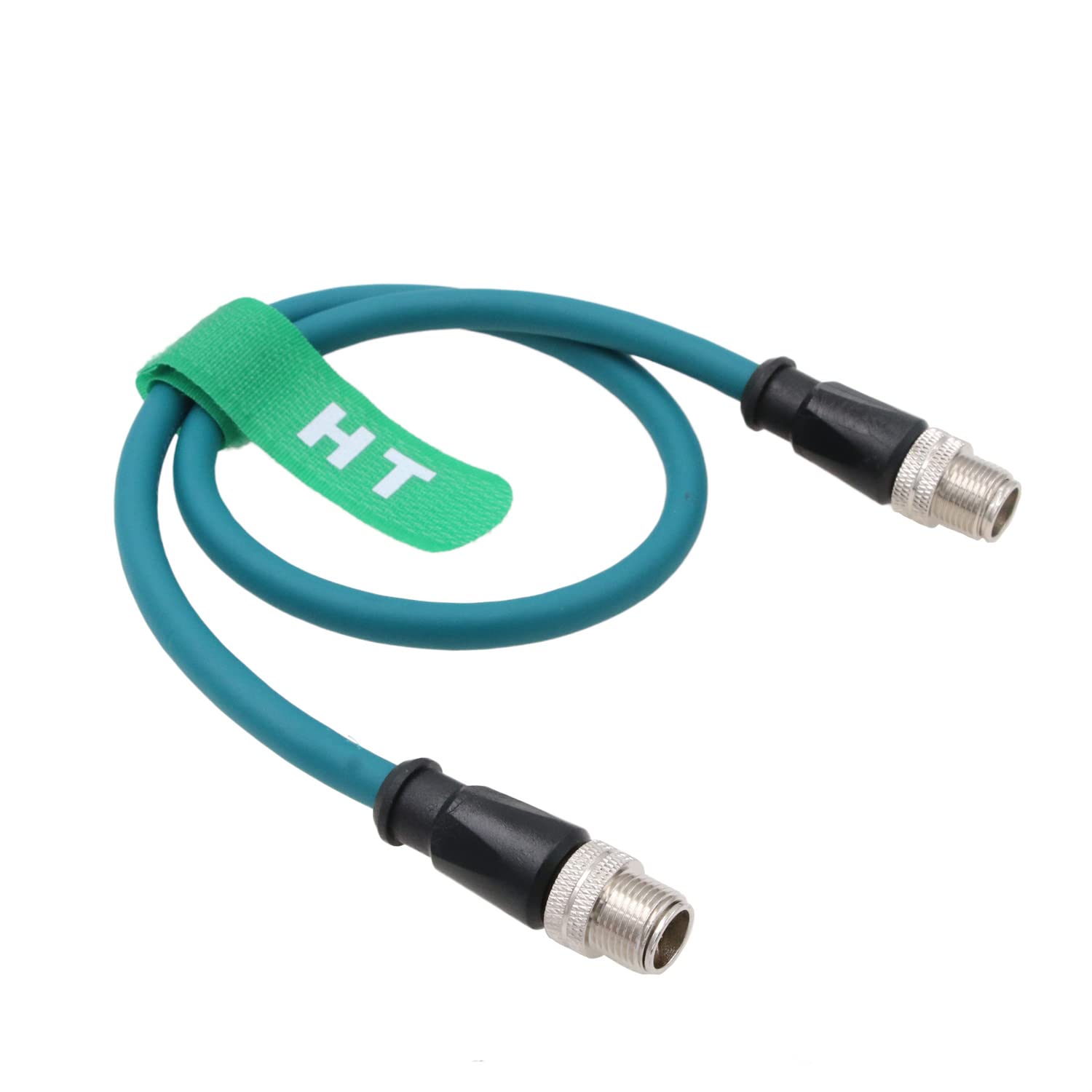 HangTon M12 A-kodiertes Kabel 8-polig Auf 8-polig – 2 M, Geschirmt, Für Sensor, Kamera & Profibus