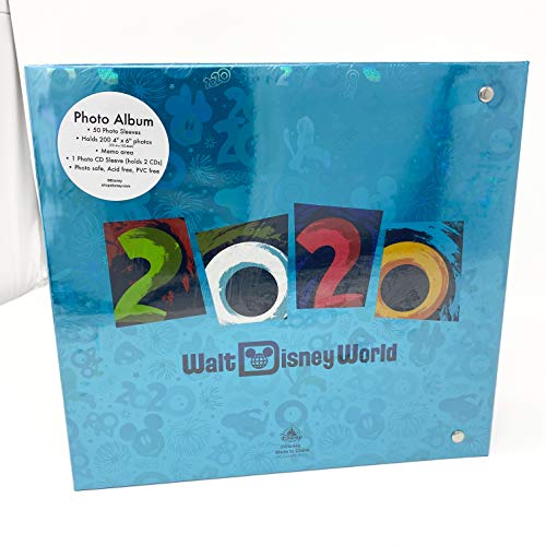 Walt Disney World 2020 Mickey Mouse Photo Album Holds 200 Photos