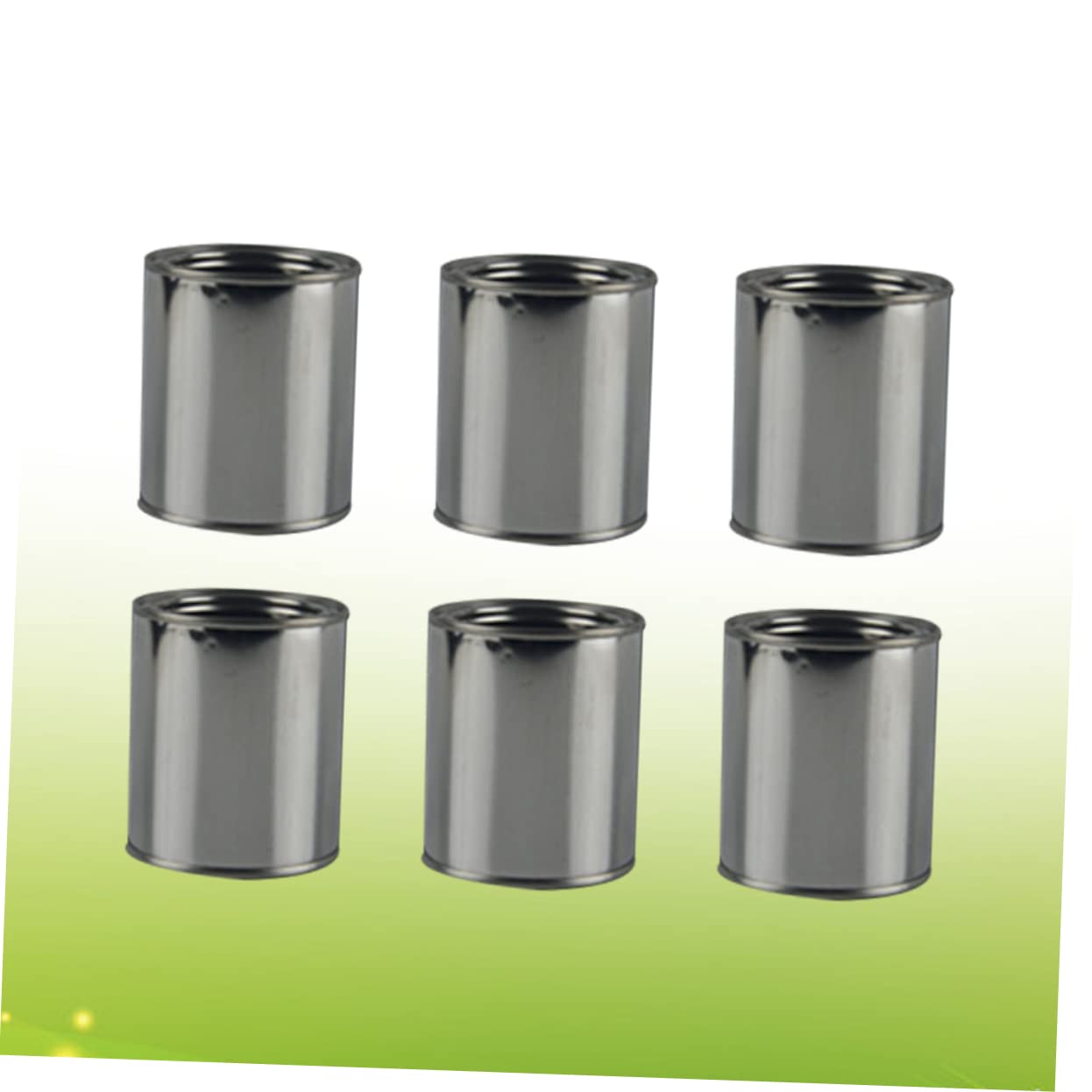 OSALADI Lot De 6 Bidons De Stockage De Peinture En Fer 0,3 L, Réservoir D'encre Solide Ronde, Usage Professionnel Et Domestique, Fournitures Peinture Pour Atelier Et Artisanat