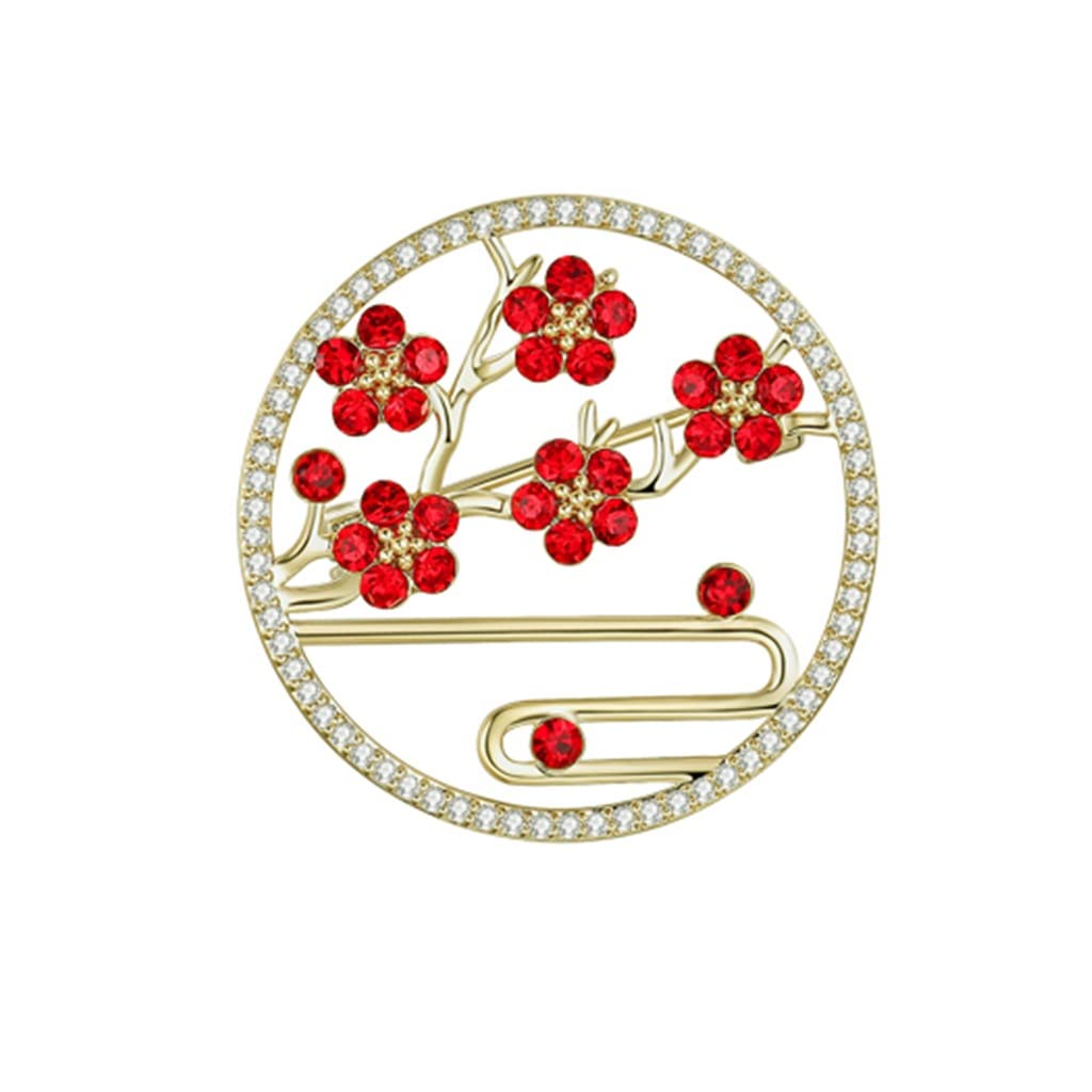 Broche prune pour costume et épingle rétro élégante accessoire de mode - 3