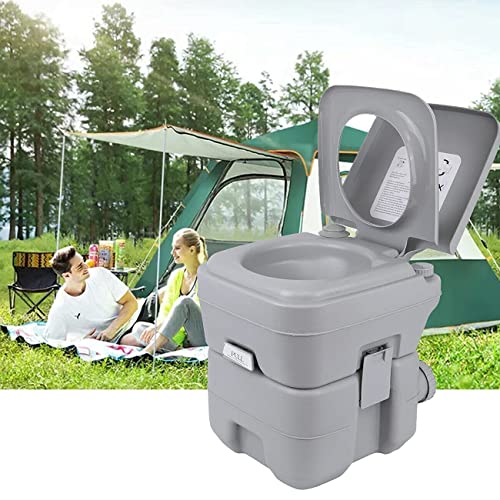 XinYun Camping Toilette 20L Mobile Sports Camping Toilette Portable Voyage Toilette Portable Camping Toilette détachable Toilette pour Camping-Car Caravane Caravane