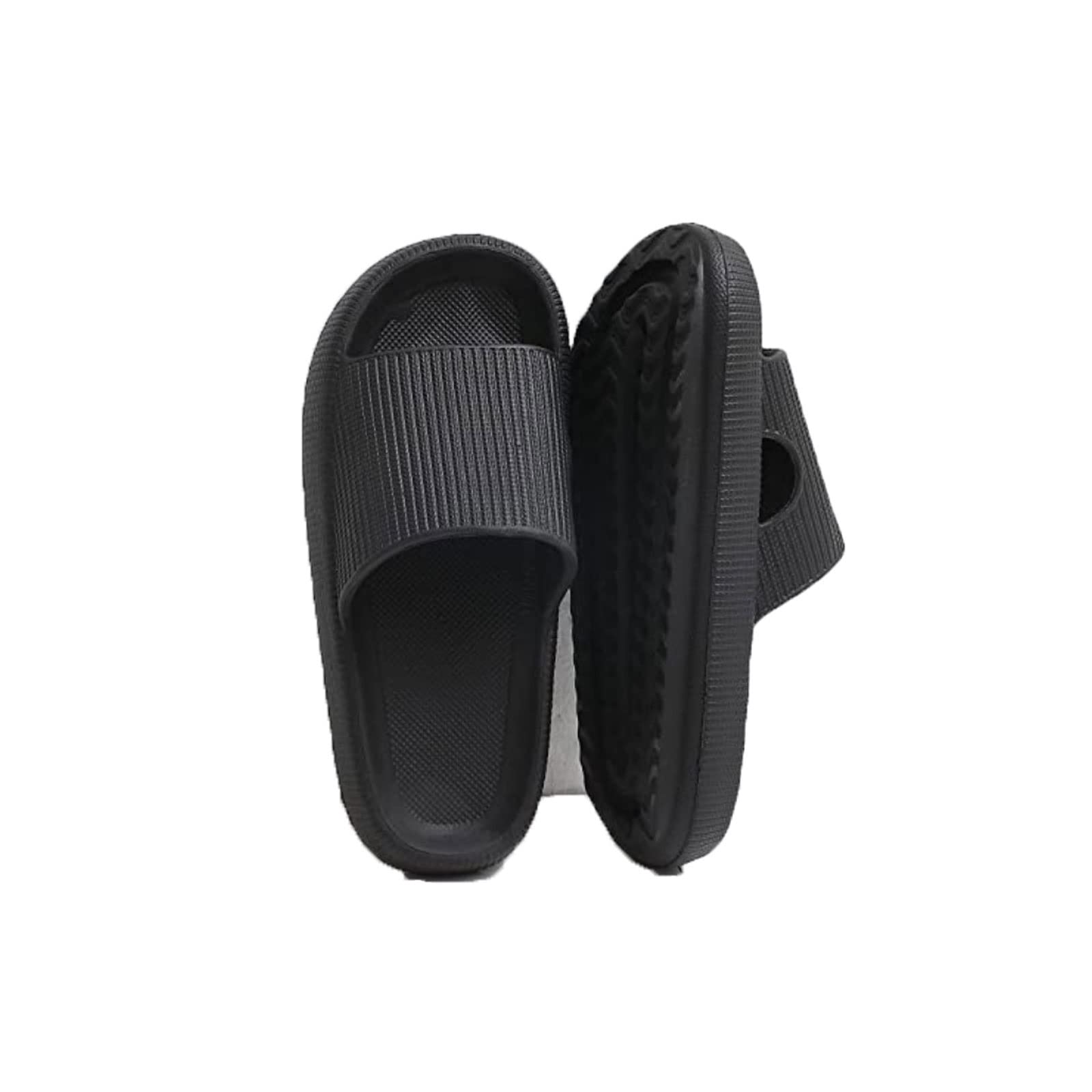 YHQZNLXQ Zapatillas para Mujer Zapatillas para el hogar Fondo Grueso Fondo Suave Baño Chanclas Antideslizantes Sandalias de Mujer Pareja Verano Zapatillas de Interior6.5 EU